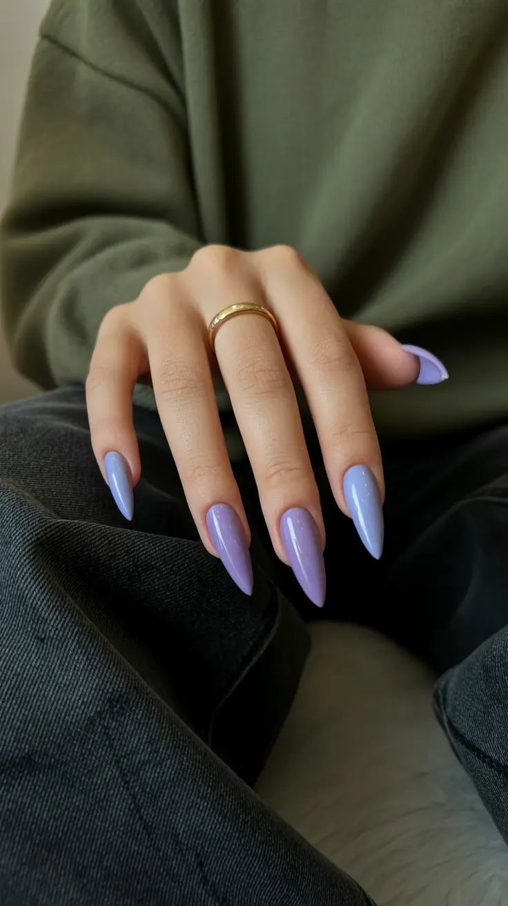 stiletto-nails Soft Lavender Calm