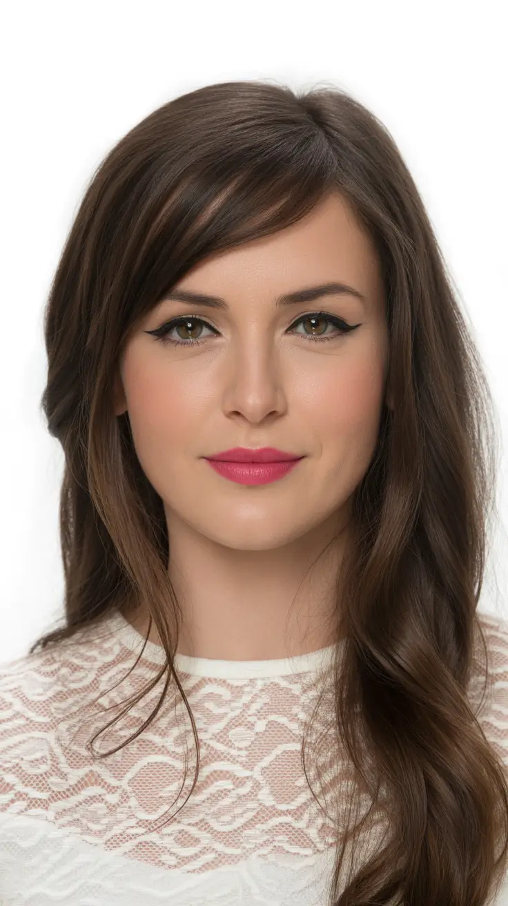 Top haircuts for long hair 2026 Side Part Flow