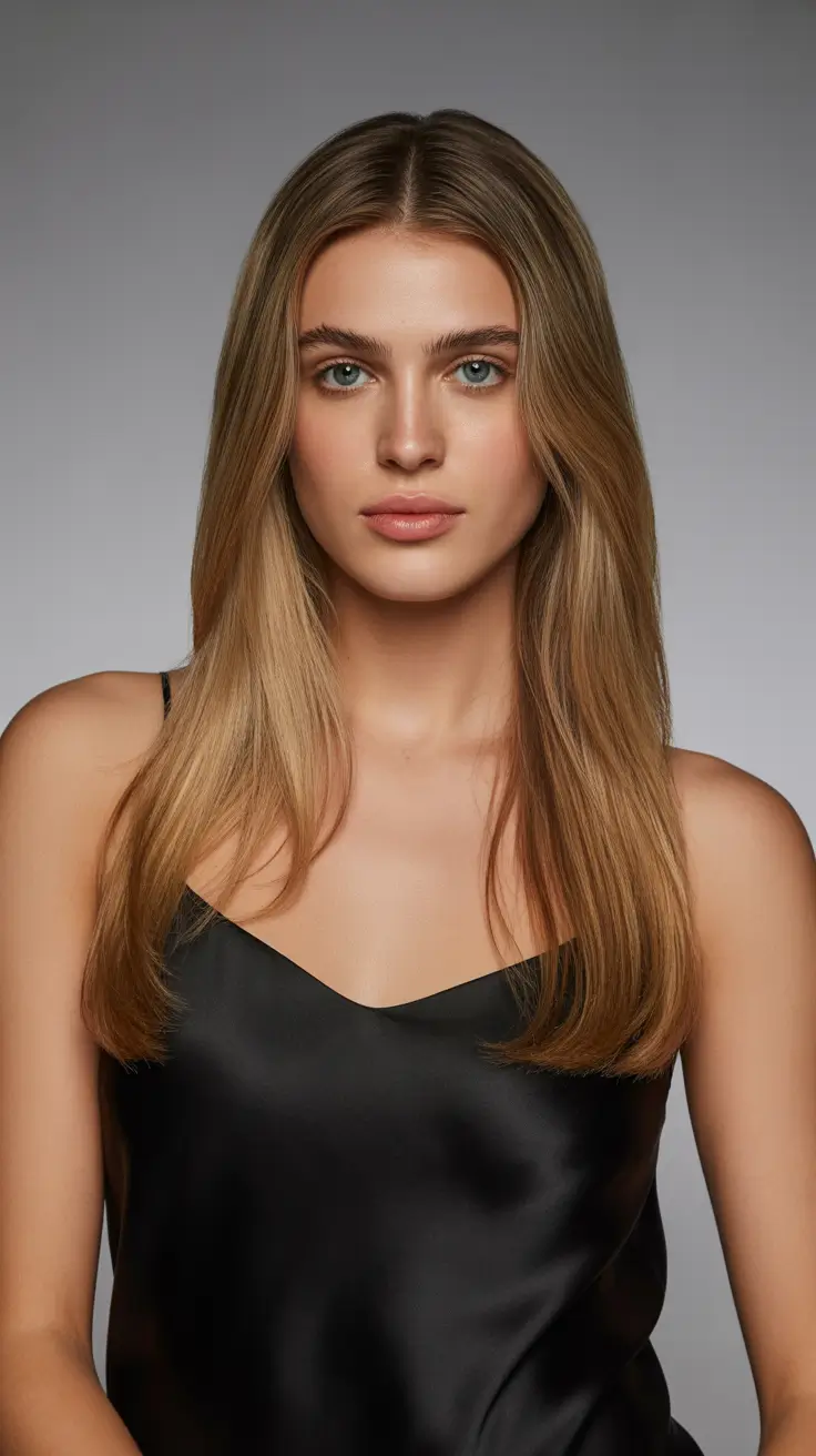 Top haircuts for long hair 2026 Modern Straight Elegance