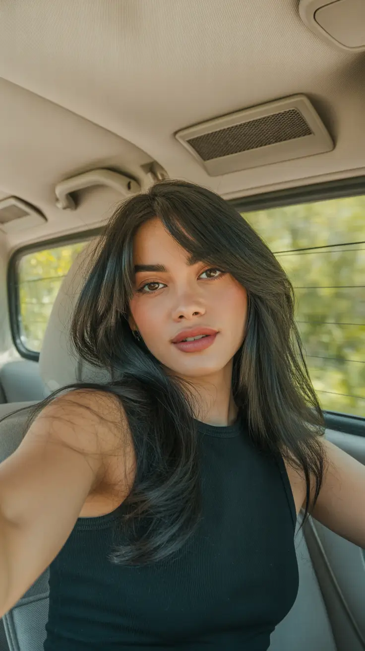 Top haircuts for long hair 2026 Flipped Ends with a Retro Twist