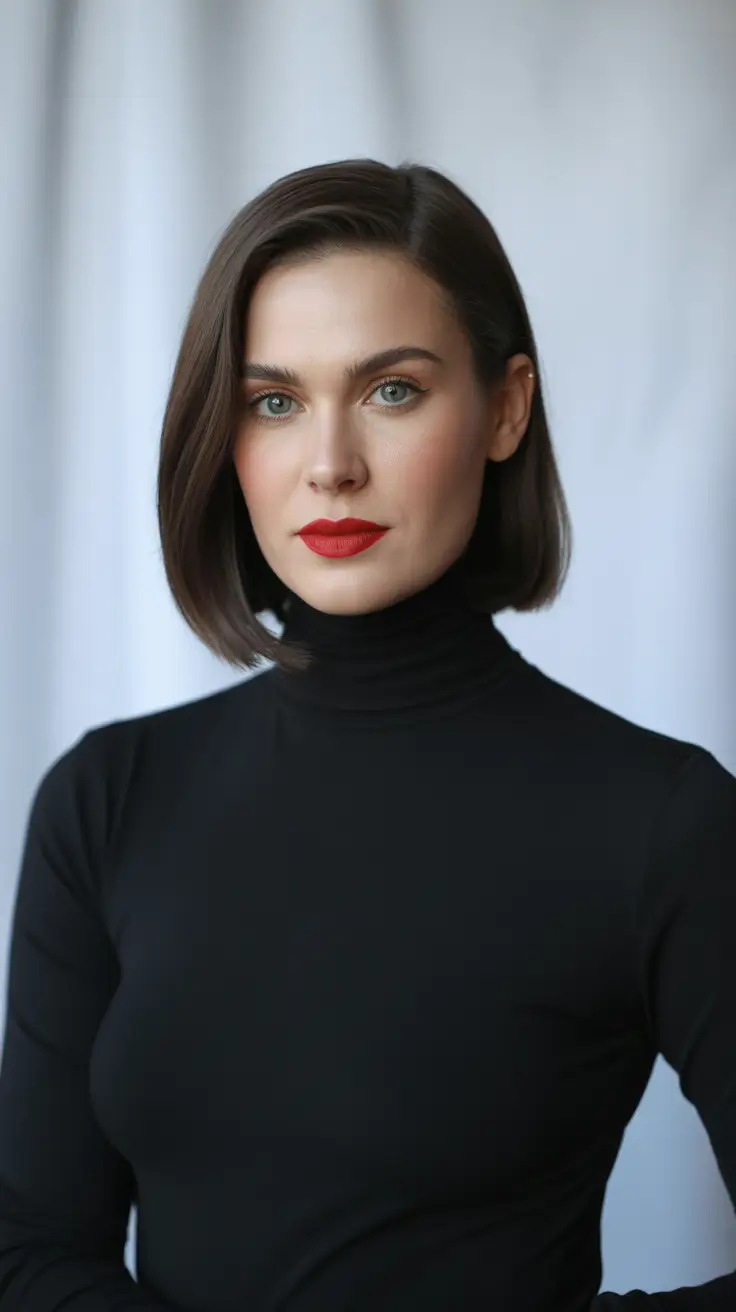 bob haircut medium Power Sleek Sophistication
