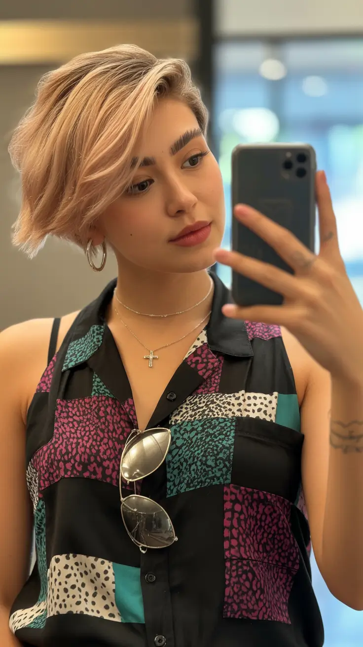 bob haircut with bangs Soft Rebel Energy