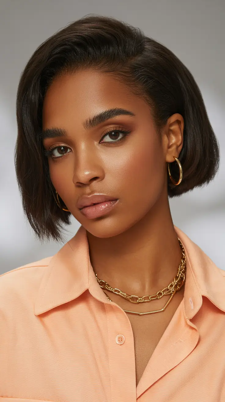 bob haircuts for women Golden Espresso Sleekness