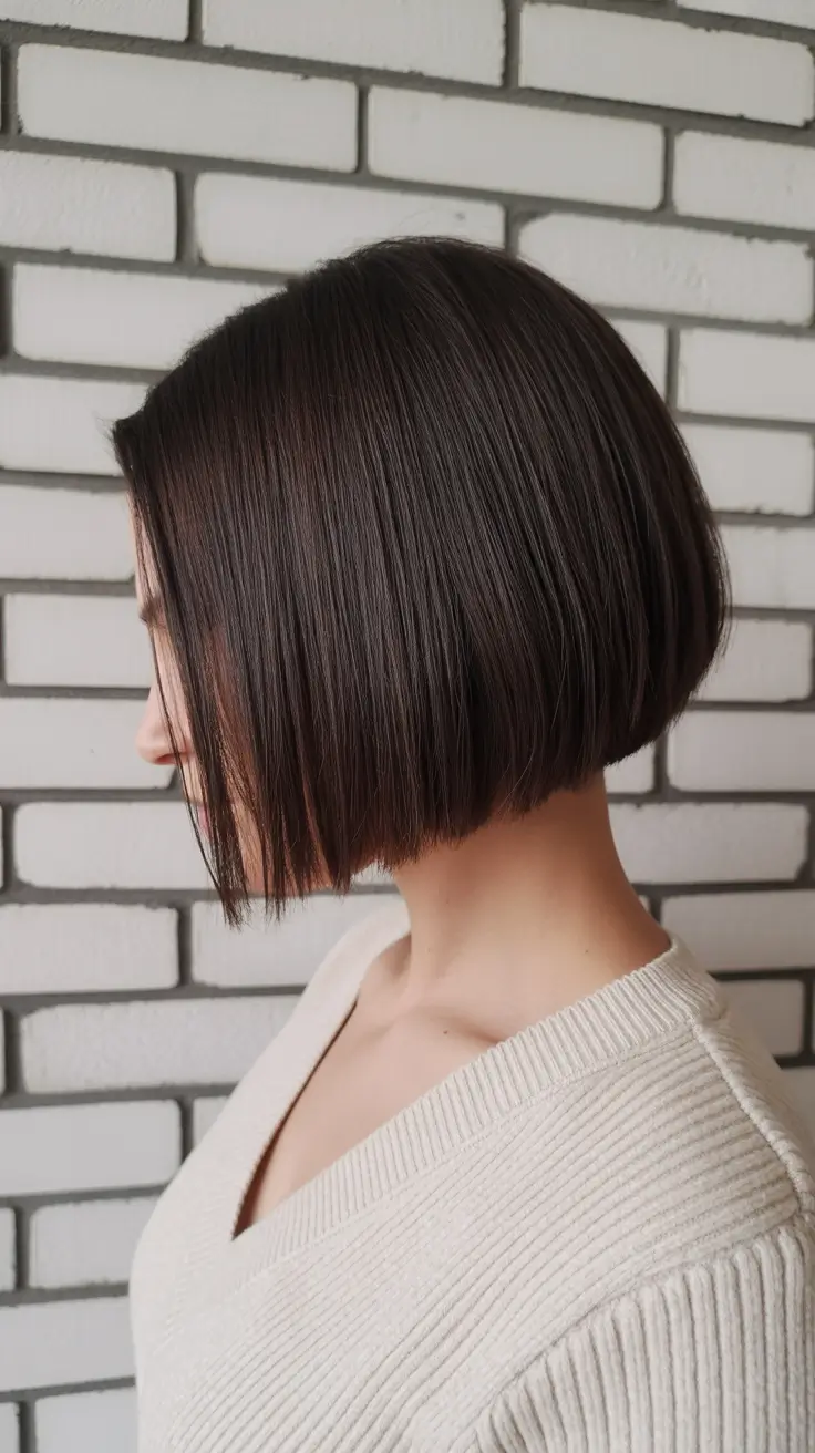 bob haircut medium Polished Espresso Precision