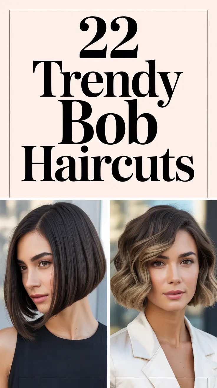 Trendy Bob Haircuts 2026: Stylish Ideas for Women to Try This Year