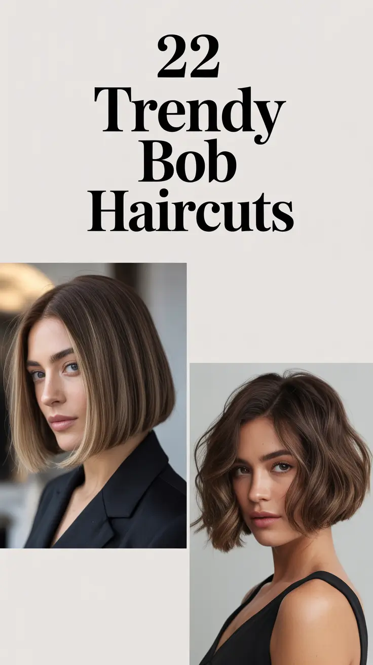 Trendy Bob Haircuts 2026: Stylish Ideas for Women to Try This Year