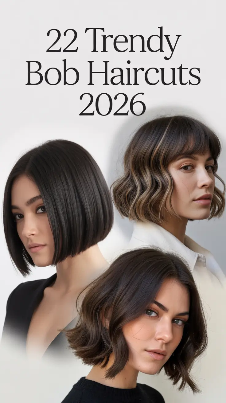Trendy Bob Haircuts 2026: Stylish Ideas for Women to Try This Year