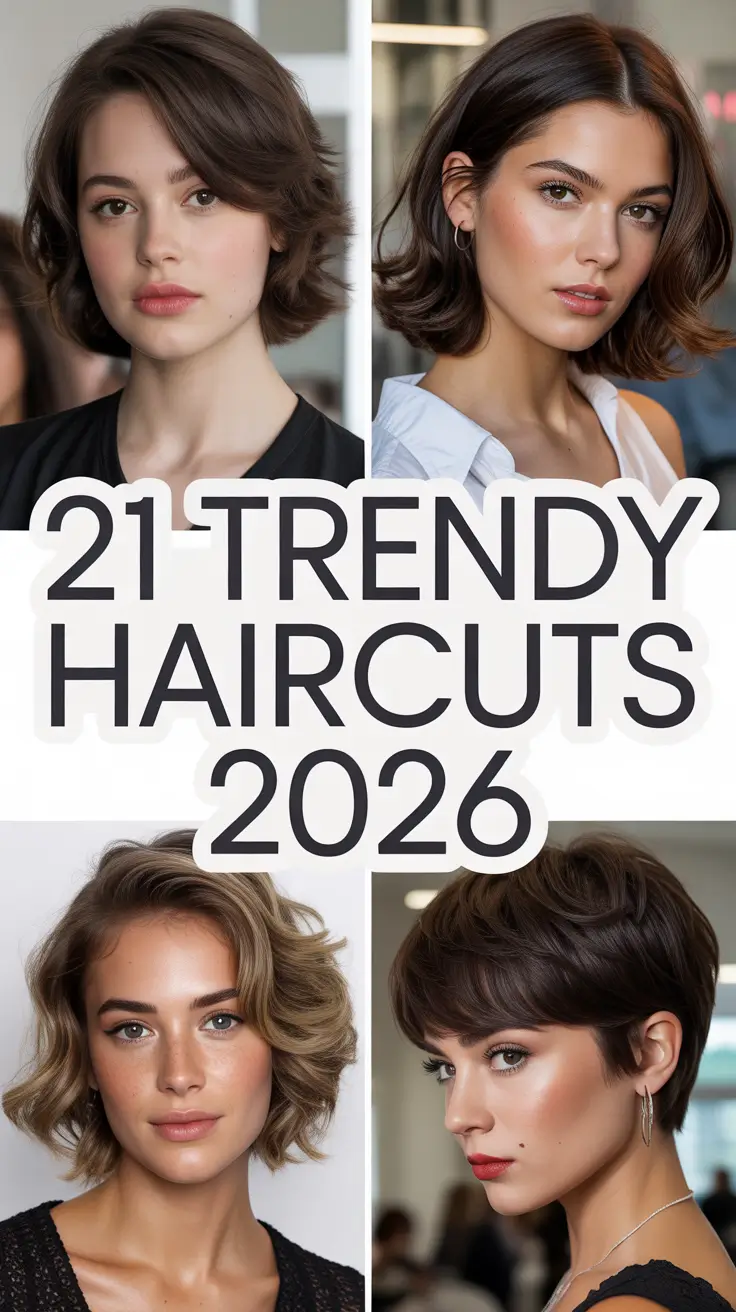 Trendy Haircuts 2026: Fresh Bob, Shag, and Layered Inspo for Every Hair Type