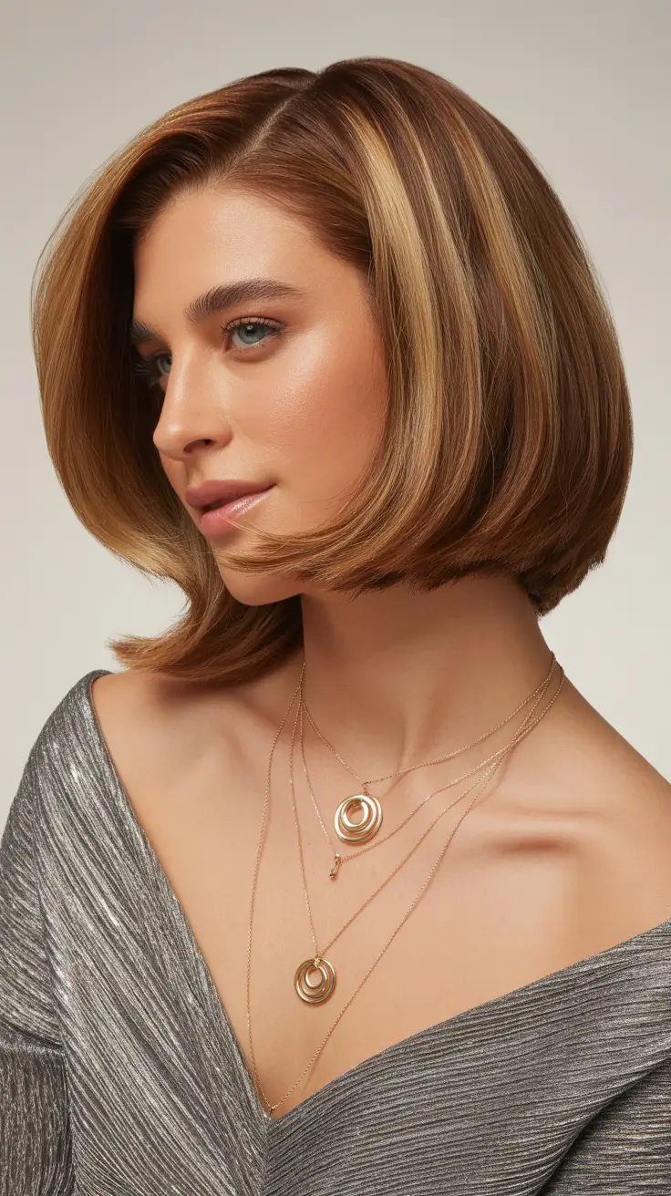 lob haircut thick hair Elegant 90s Blowout Lob