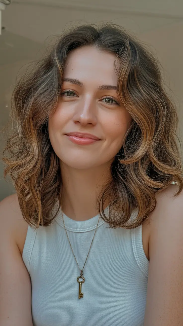 choppy lob haircut Choppy Waves and Effortless Texture