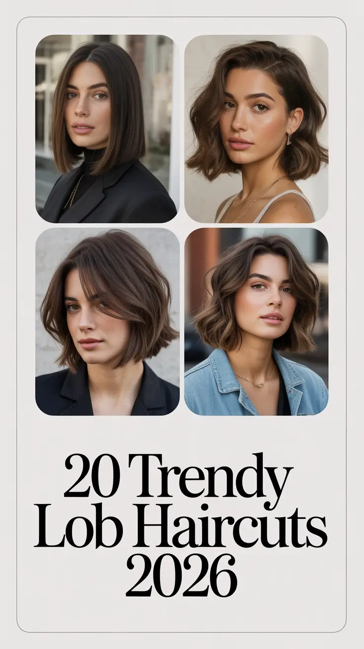 Trendy Lob Haircuts 2026: Effortless Styles for Every Hair Type and Mood