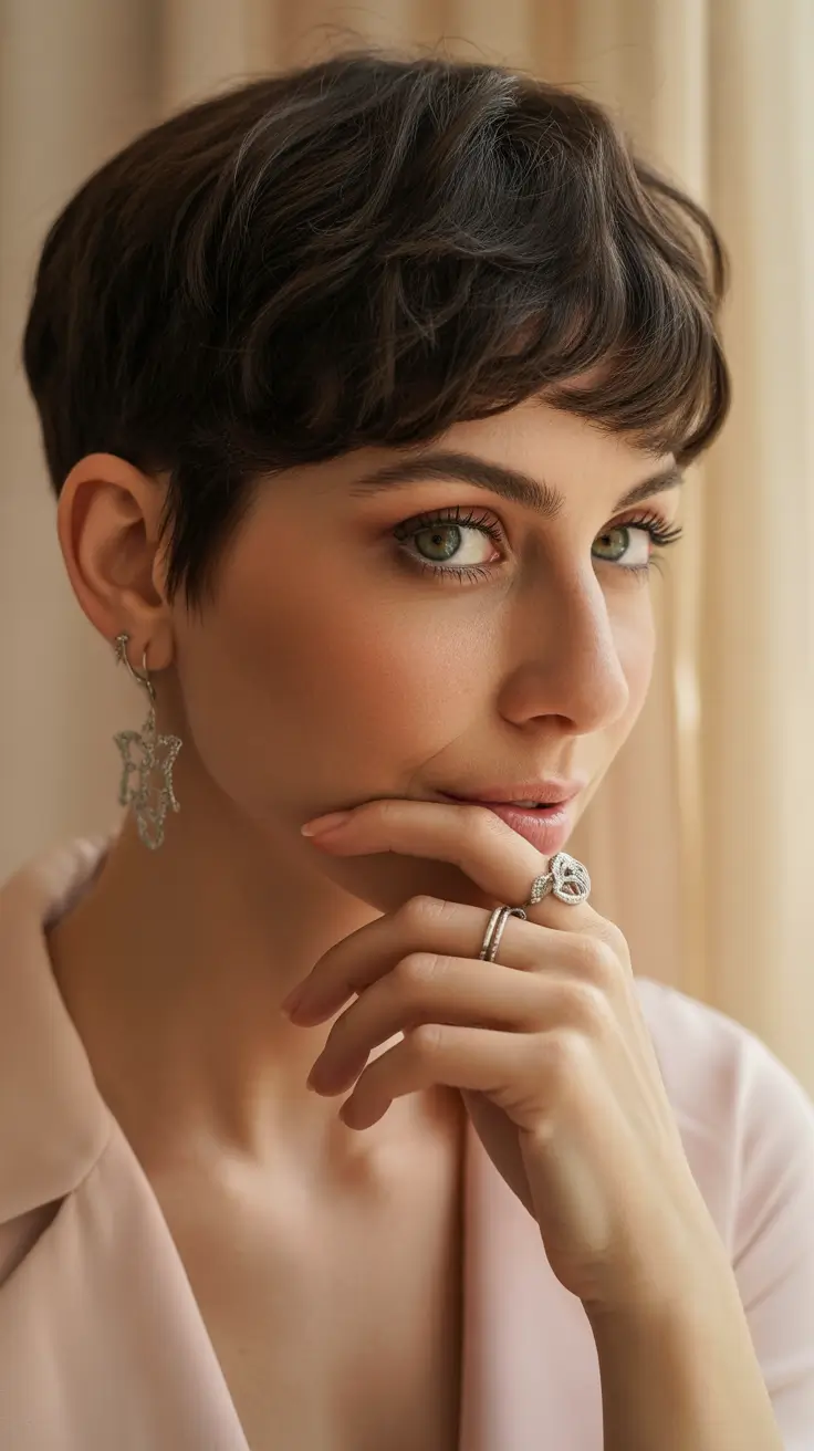 pixie haircut hairstyles Romantic Wavy Pixie