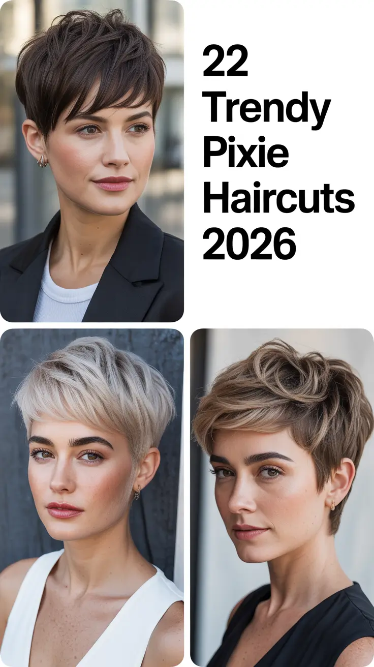 Trendy Pixie Haircuts 2026: Modern, Messy & Sassy Styles for Every Woman