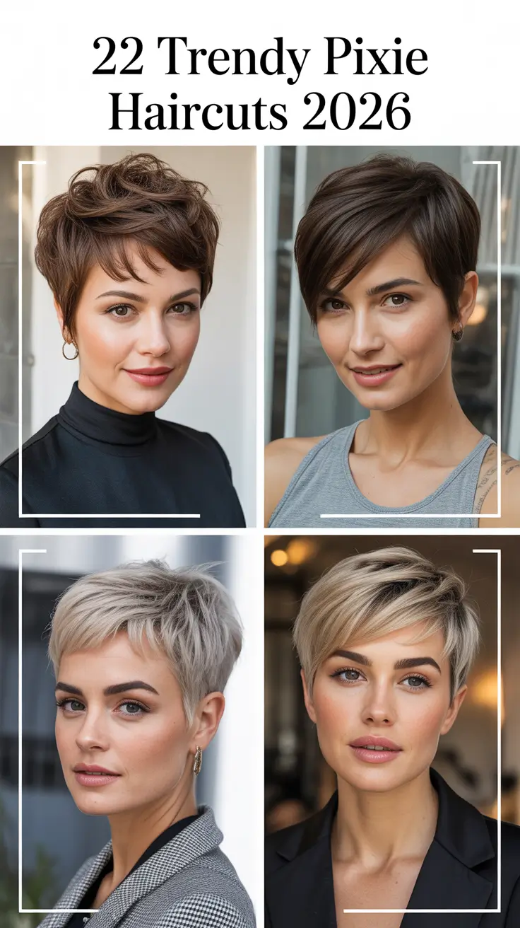 Trendy Pixie Haircuts 2026: Modern, Messy & Sassy Styles for Every Woman