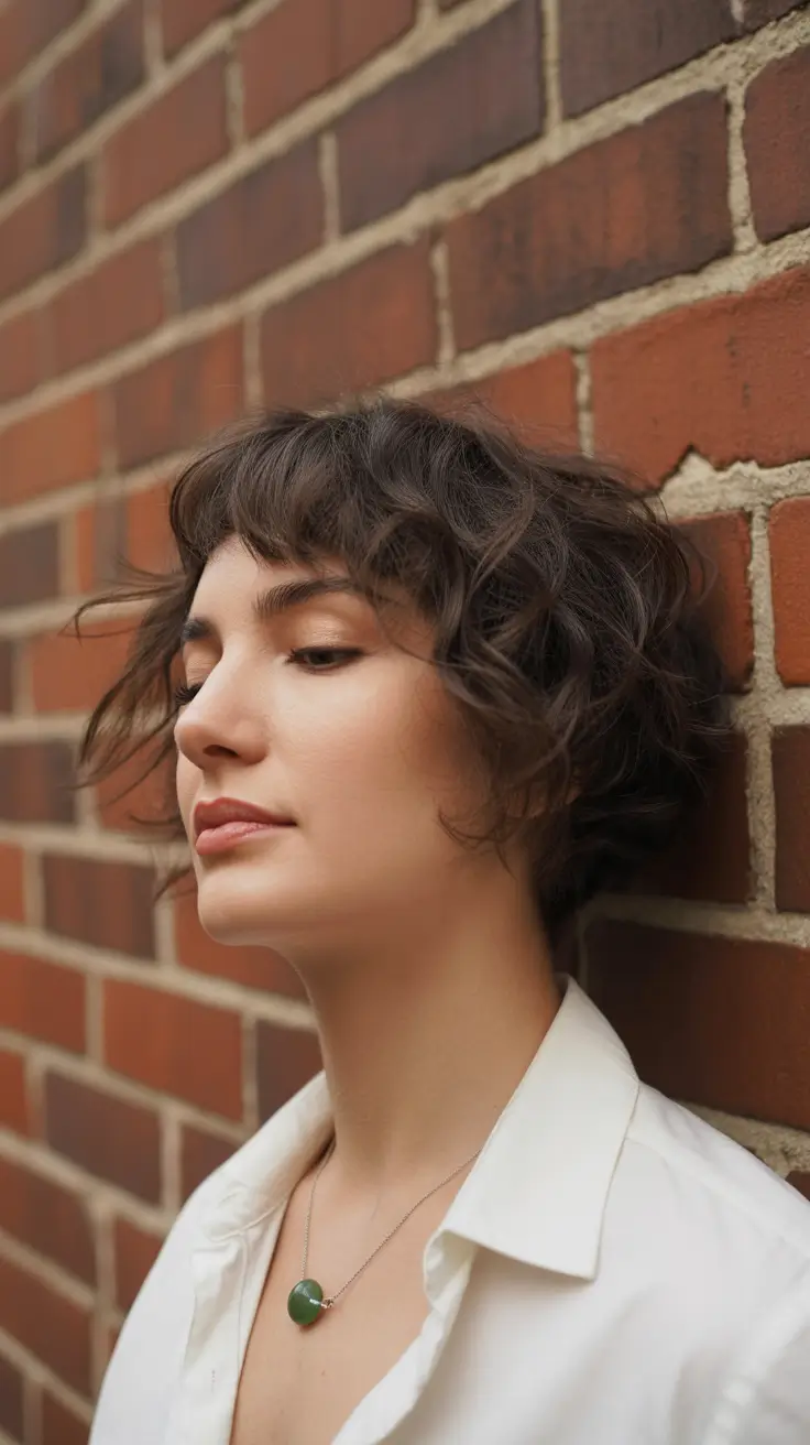 Trendy shag haircut 2026 Short Wavy Pixie Shag