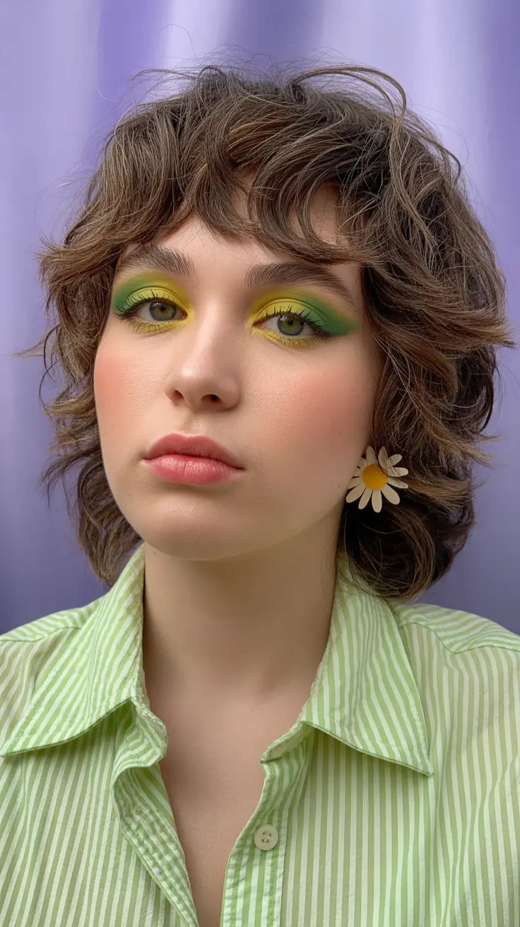 Trendy shag hairstyles 2026 Retro-Inspired Short Shag With Artistic Flair