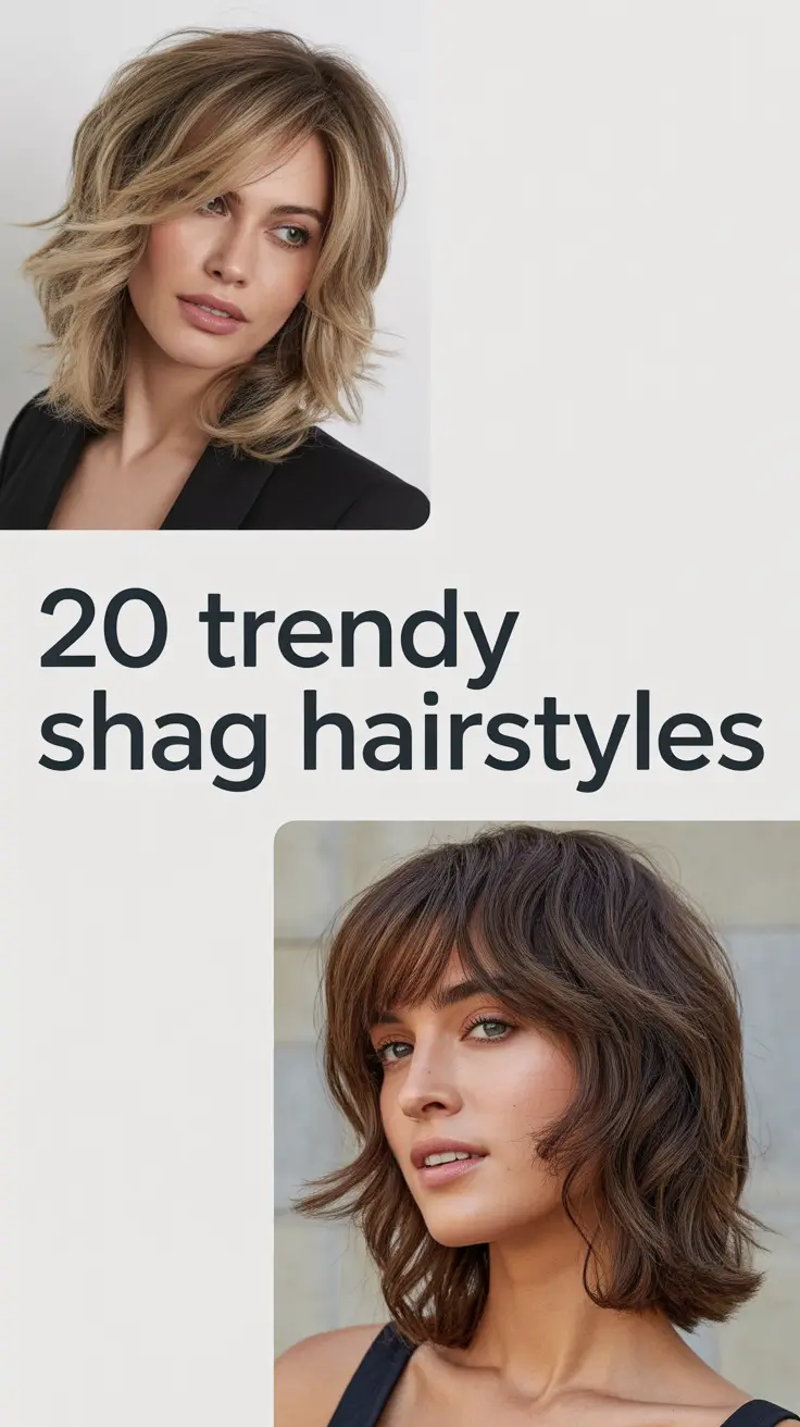 Trendy Shag Hairstyles 2026: Modern Shag Cuts With Bangs, Layers, and Movement