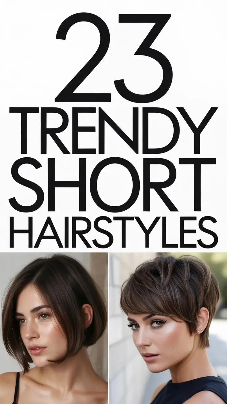 Trendy Short Hairstyles 2026 That Will Inspire Every Face Shape & Hair Type