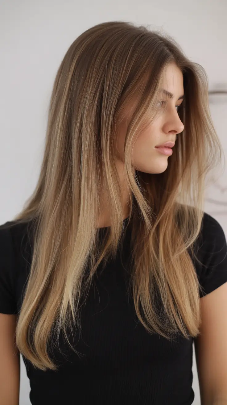 Trendy straight hairstyles 2026 - Soft Blend Straight Length with Face Framing