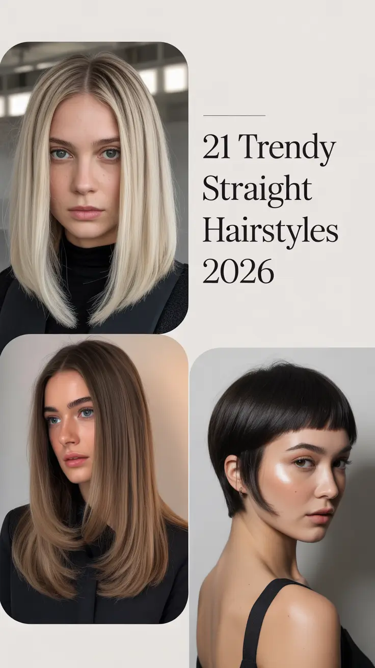Trendy Straight Hairstyles 2026: Sleek & Elegant Ideas for Every Length