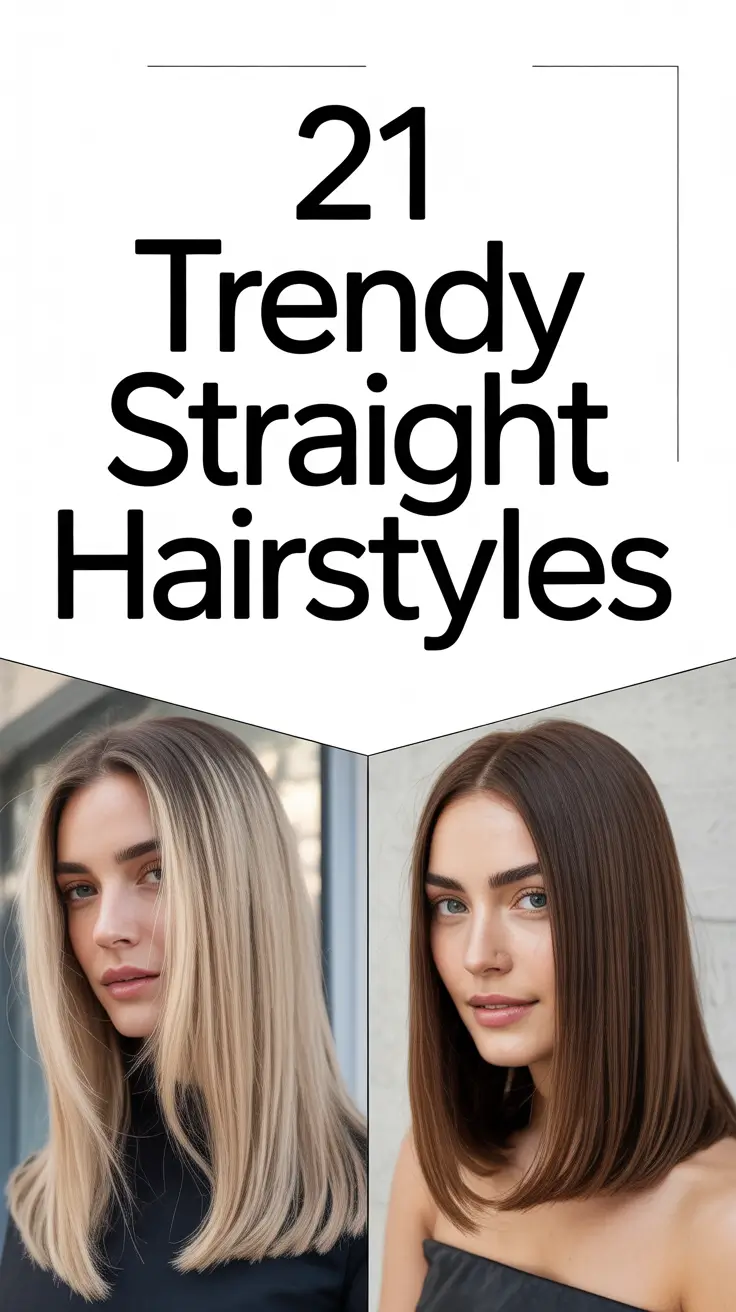 Trendy Straight Hairstyles 2026: Sleek & Elegant Ideas for Every Length