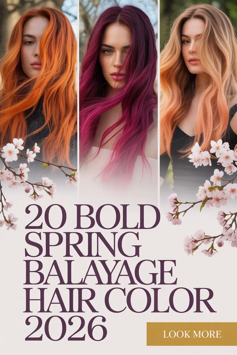 Bold Spring Balayage Hair Color 2026: Fresh & Bright Spring Hair Color Balayage Ideas