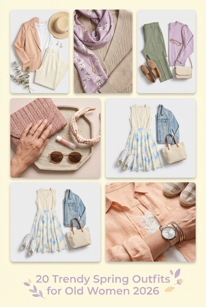 Trendy Spring Outfits for Old Women 2026: Elegant Ideas for Fresh, Modern Style