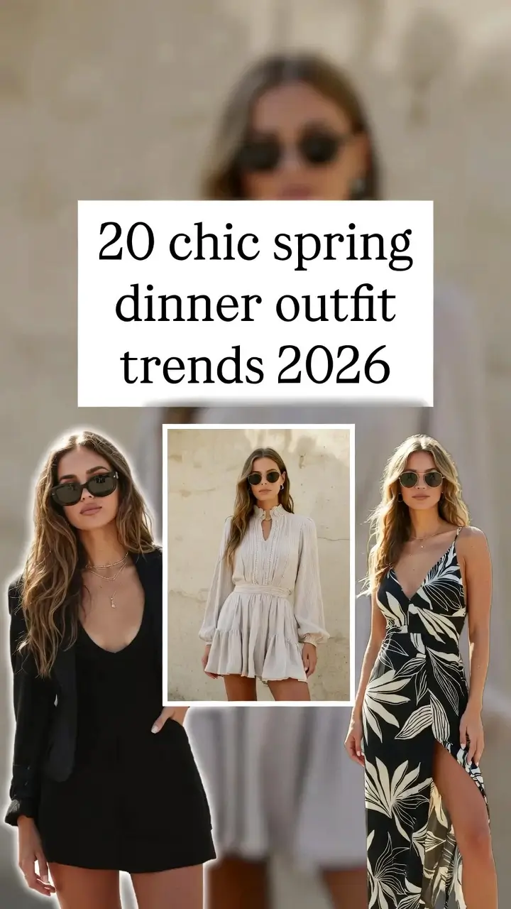 Chic Spring Dinner Outfit Trends 2026: Classy & Casual Inspo for Every Evening