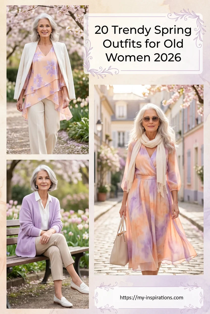 Trendy Spring Outfits for Old Women 2026: Elegant Ideas for Fresh, Modern Style