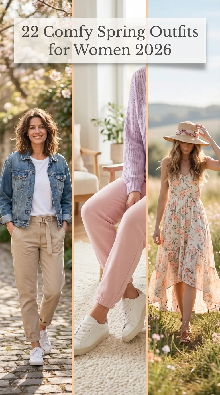 Comfy Spring Outfits for Women 2026: Fresh Casual Looks for Every Day
