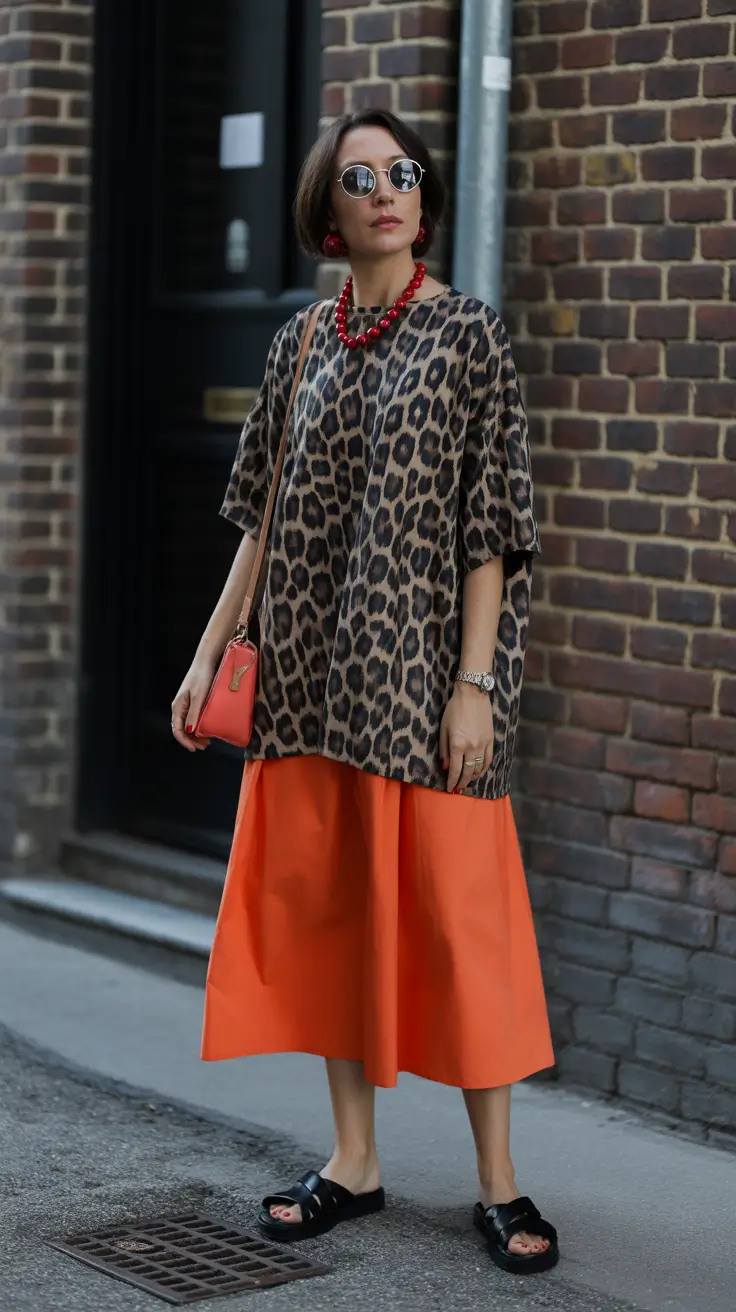 spring outfits streetwear y2k Bold Prints with Bright Spring Contrast