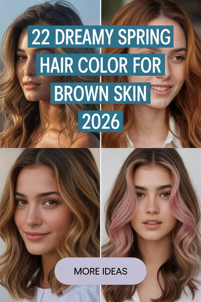 Dreamy Spring Hair Color for Brown Skin 2026: Soft Tones, Bright Trends & Fresh Ideas