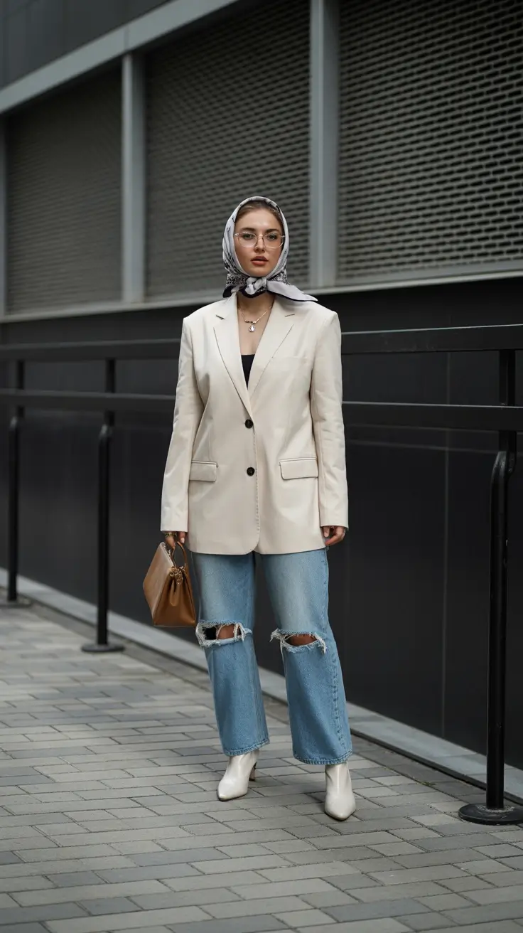 elegant casual spring outfits 2026 Polished Neutrals With Unexpected Vintage Energy