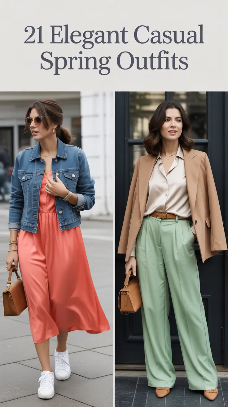 Elegant Casual Spring Outfits 2026: Classy & Trendy Ideas for Women