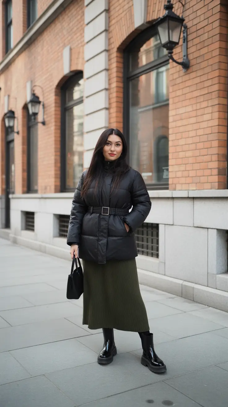 February outfits ideas 2026 Urban Warmth With a Structured Coat