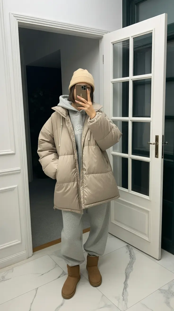 February outfits ideas 2026 Warm Neutrals for Cozy February Mornings