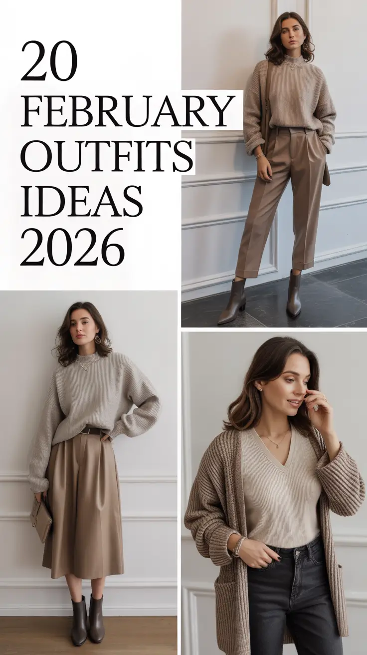 February Outfits Ideas 2026: Stylish Winter Looks for Every Mood and Occasion