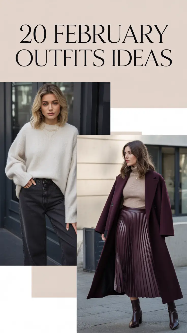 February Outfits Ideas 2026: Stylish Winter Looks for Every Mood and Occasion