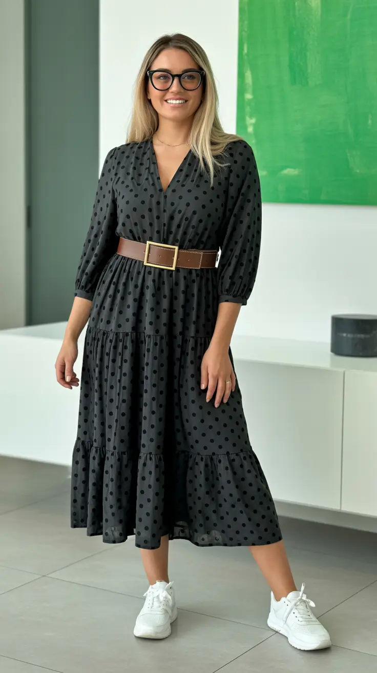 spring dress outfits 2026 Playful Polka Dots With a Modern Work-Friendly Twist