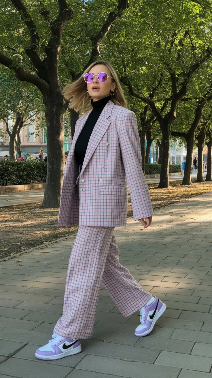 early spring outfits 2026 Tailored Pastels With Sporty Attitude