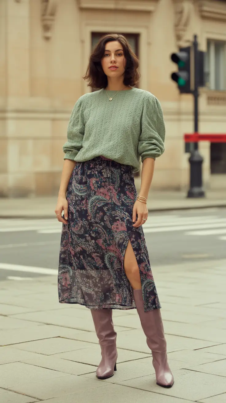 early spring outfits 2026 Soft Romance With A Transitional Edge