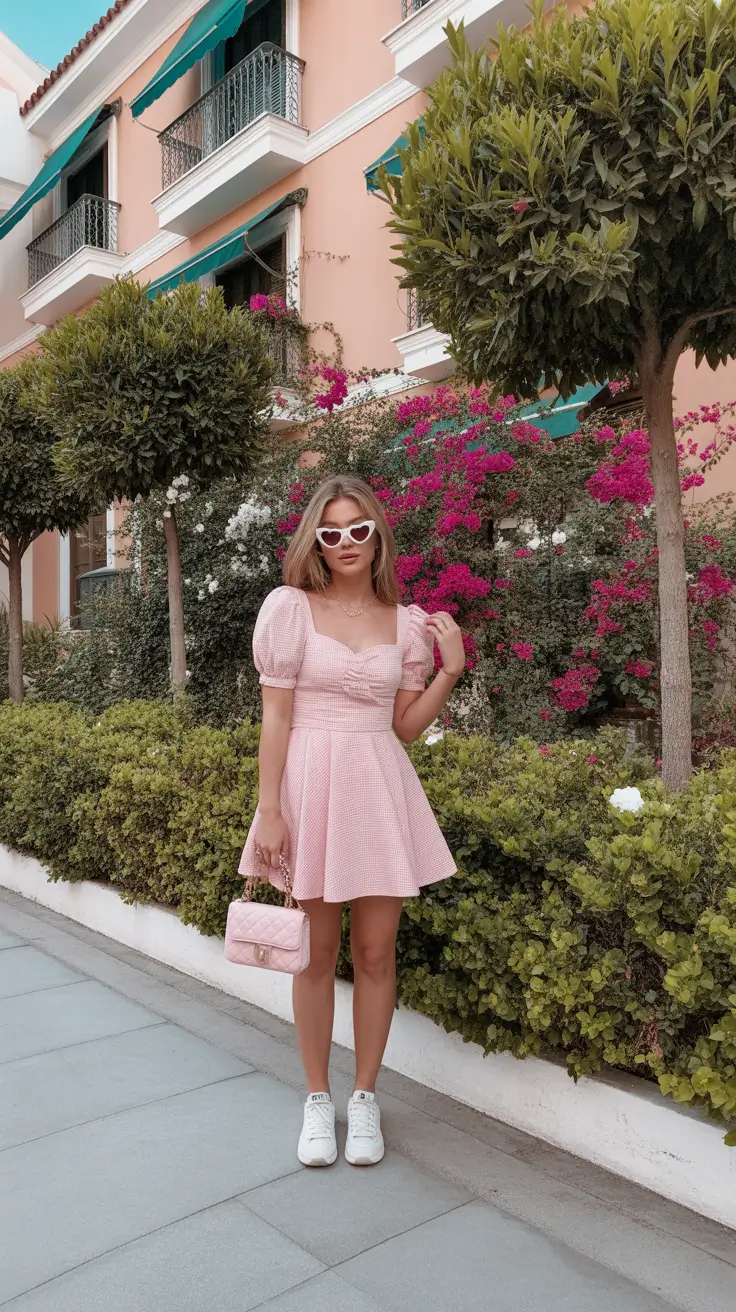 must-have-spring-break-outfit-2026-Sweet-Pink-Gingham-for-Playful-Spring-Adventures
