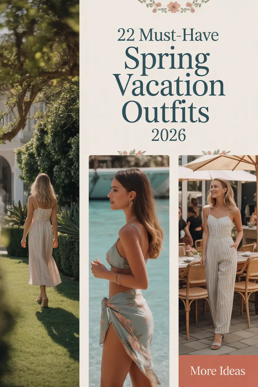 Must-Have Spring Vacation Outfits 2026: Cute & European-Inspired Ideas for Women