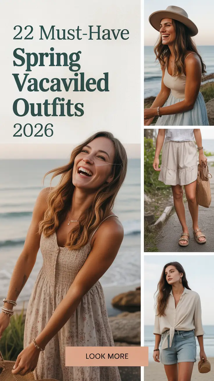 Must-Have Spring Vacation Outfits 2026: Cute & European-Inspired Ideas for Women