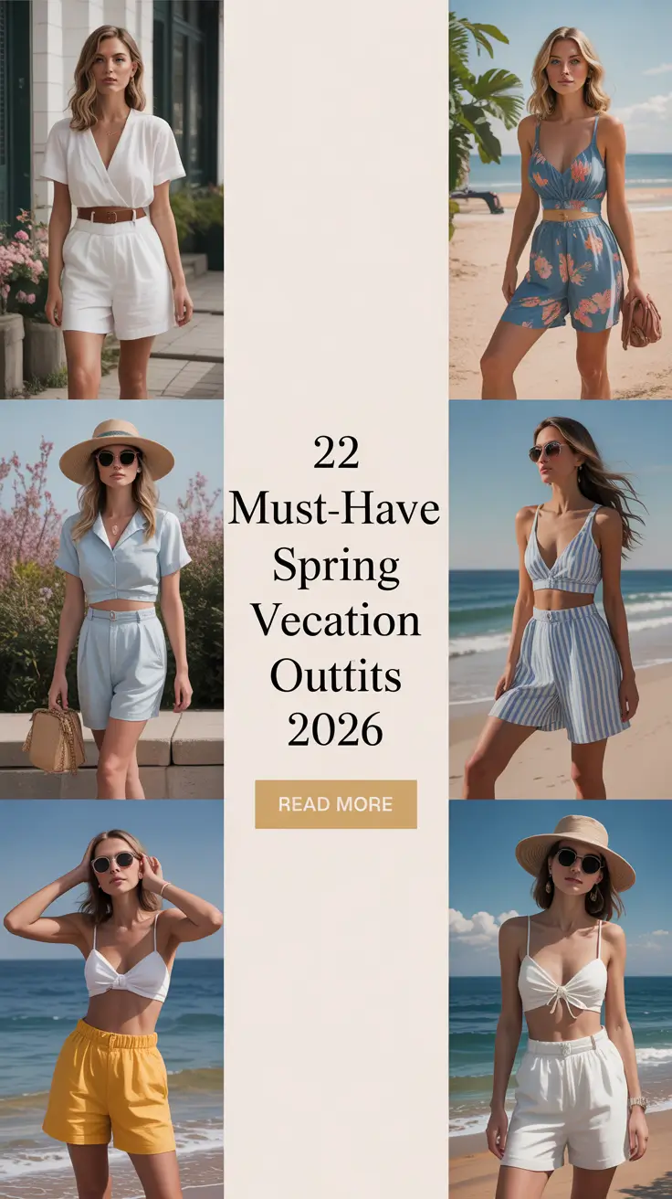 Must-Have Spring Vacation Outfits 2026: Cute & European-Inspired Ideas for Women