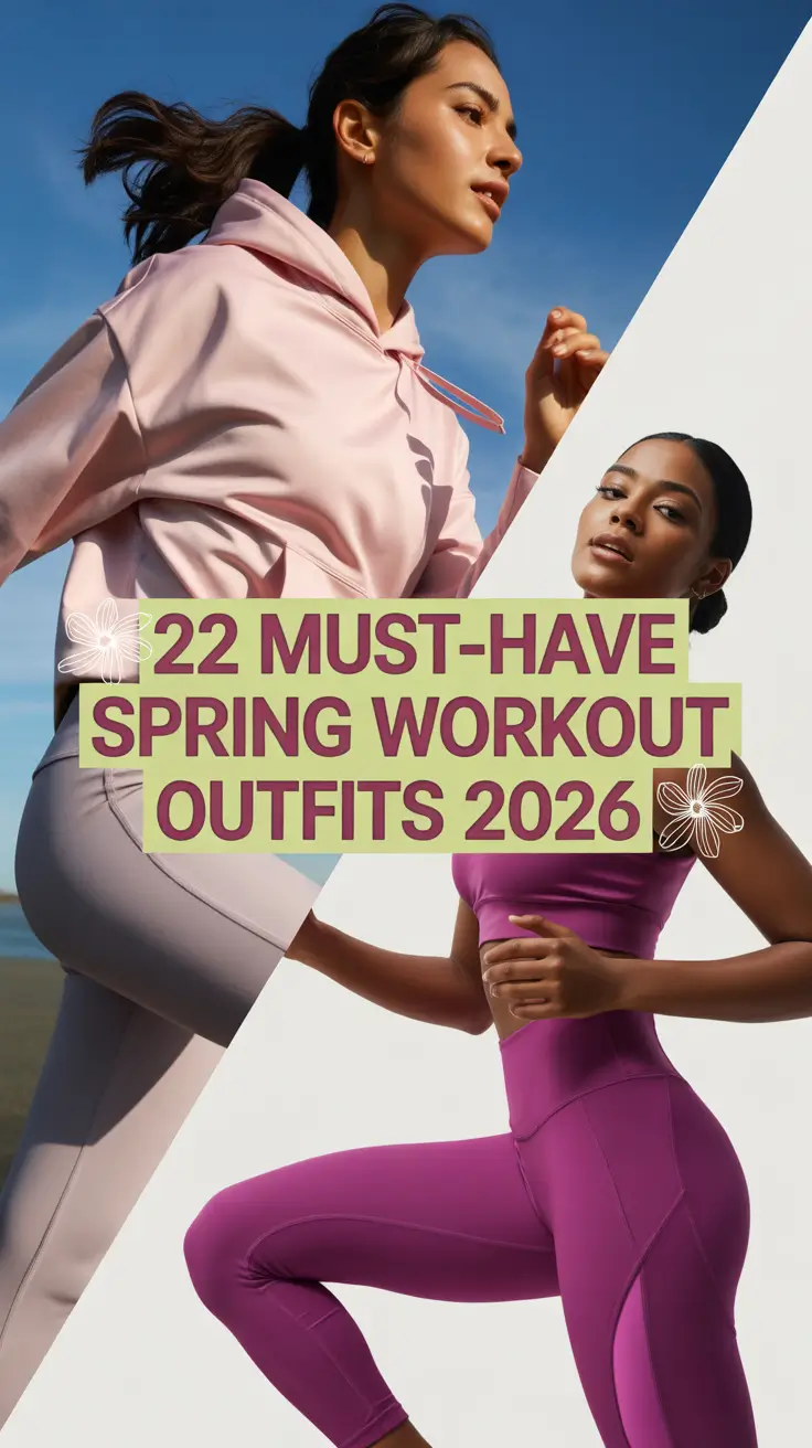 Must-Have Spring Workout Outfits 2026: Cute, Light & Aesthetic Activewear for the Season
