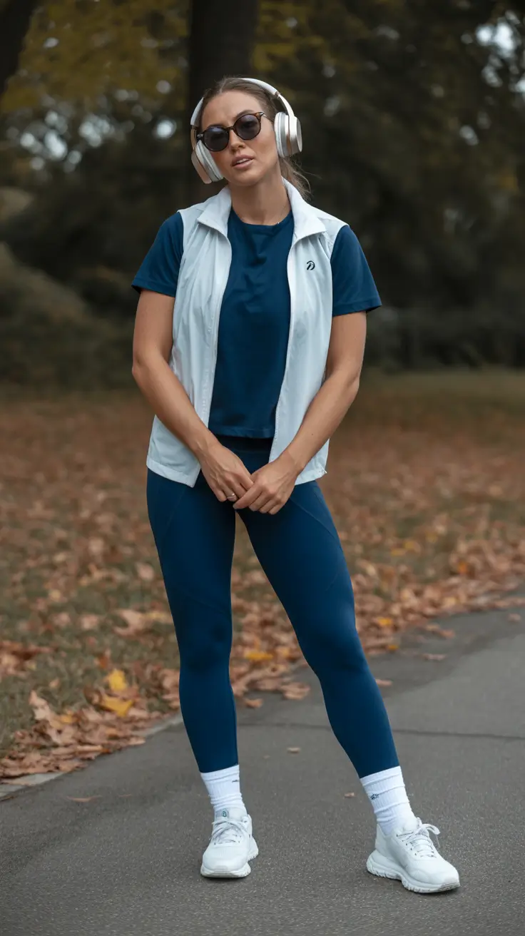 leggings-outfit-spring-2026 Deep Blue Athletic Layers for Active Spring Walks