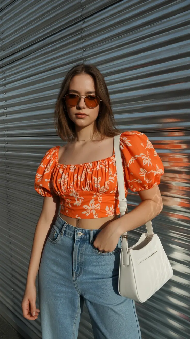 popular spring date night outfit 2026 Floral Brightness for Playful Spring Evenings