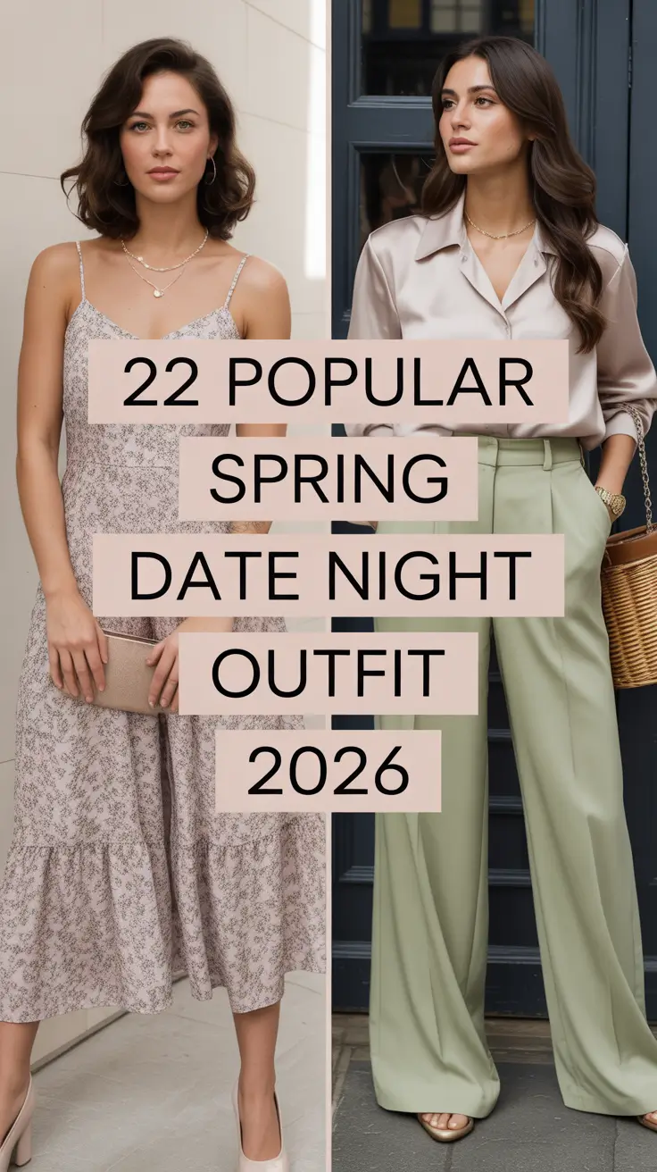 Popular Spring Date Night Outfit 2026: Classy & Fresh Style Ideas for the New Season
