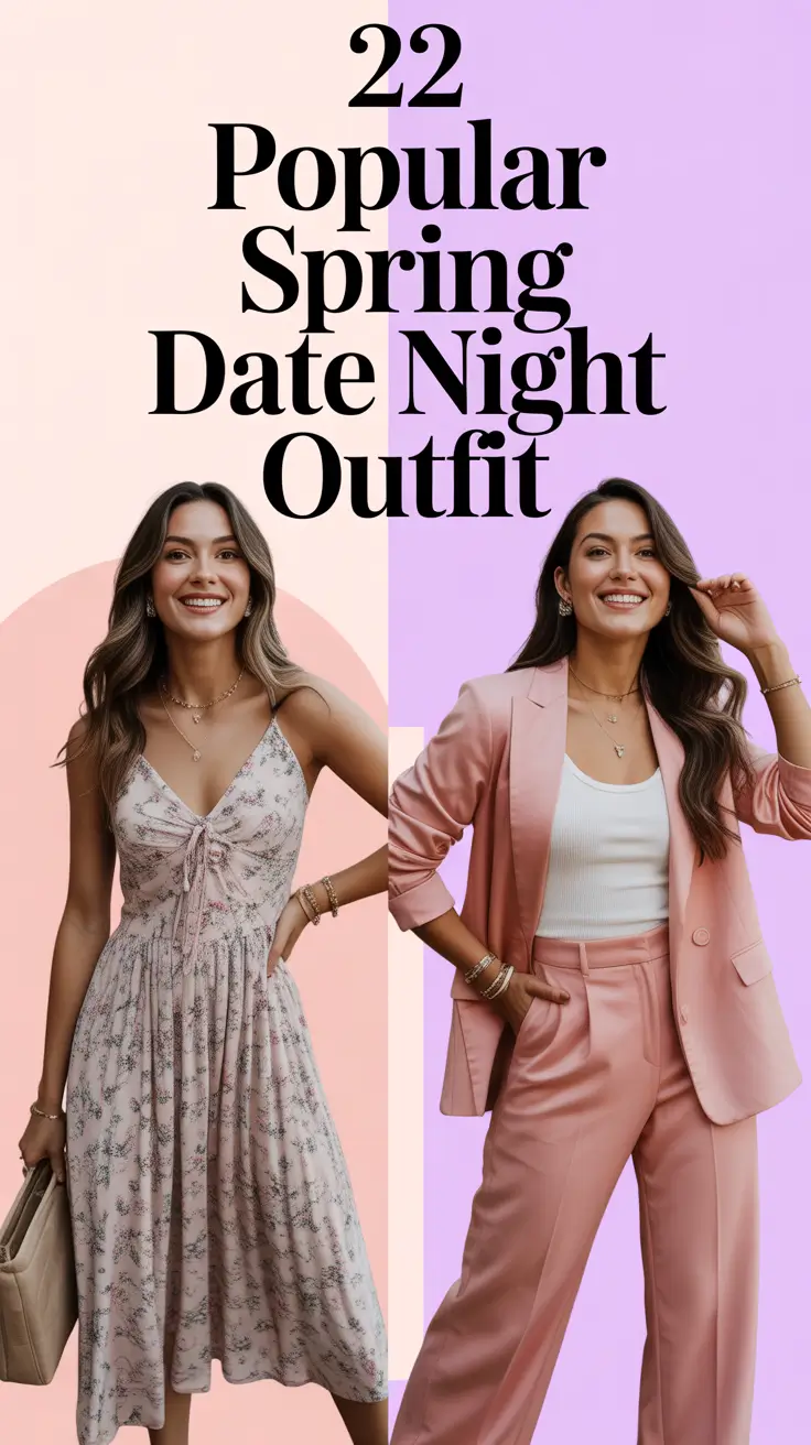 Popular Spring Date Night Outfit 2026: Classy & Fresh Style Ideas for the New Season